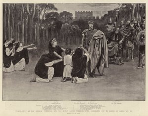 Coriolanus in het Lyceum, Volumnia en de Romeinse dames smeken Coriolanus niet naar Rome te marcheren, Act III